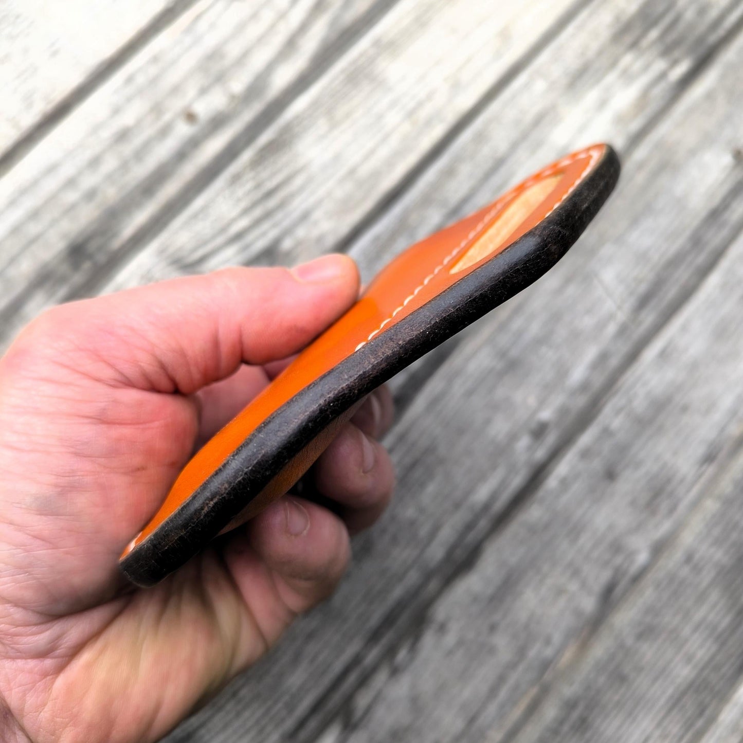 "Saddle Tan" Klappmesserscheide