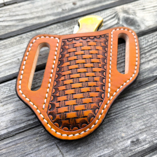 "Basket Weave" Klappmesserscheide